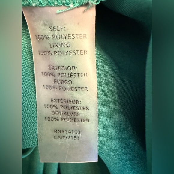 Kensie Green Tropical Print Midi Dress Size 10 - Picture 7 of 16